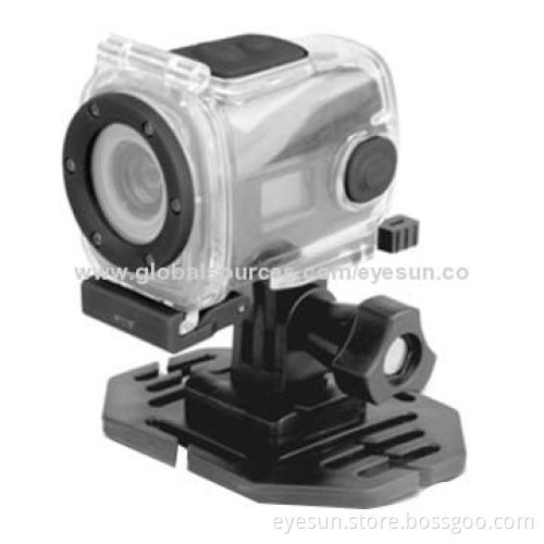 Helmet Action Camera with 1,280*720, 30fps, 30M Waterproof and 1.5-inch Display